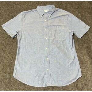 Saddlebred Light Blue Short Sleeve Button-Down Shirt
